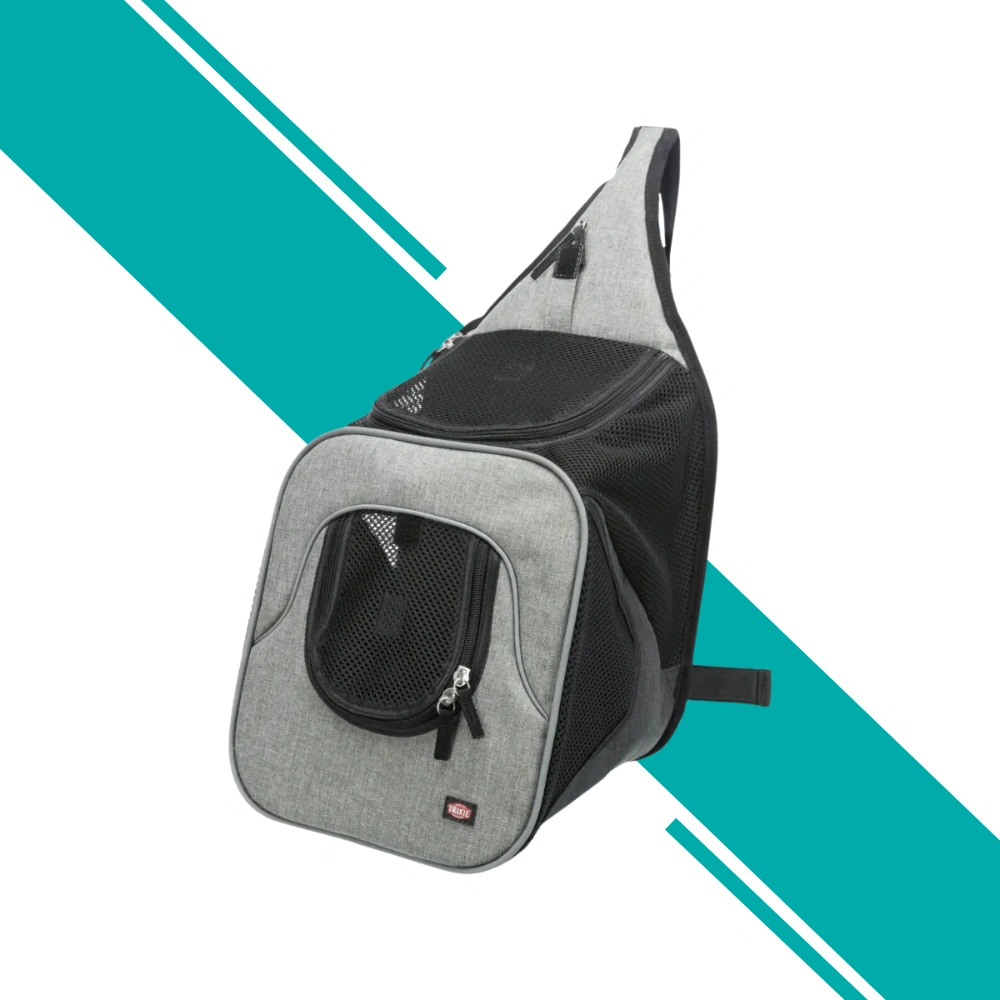 Trixie Savina Front Carrier 30 x 33 x 26cm Black/Grey